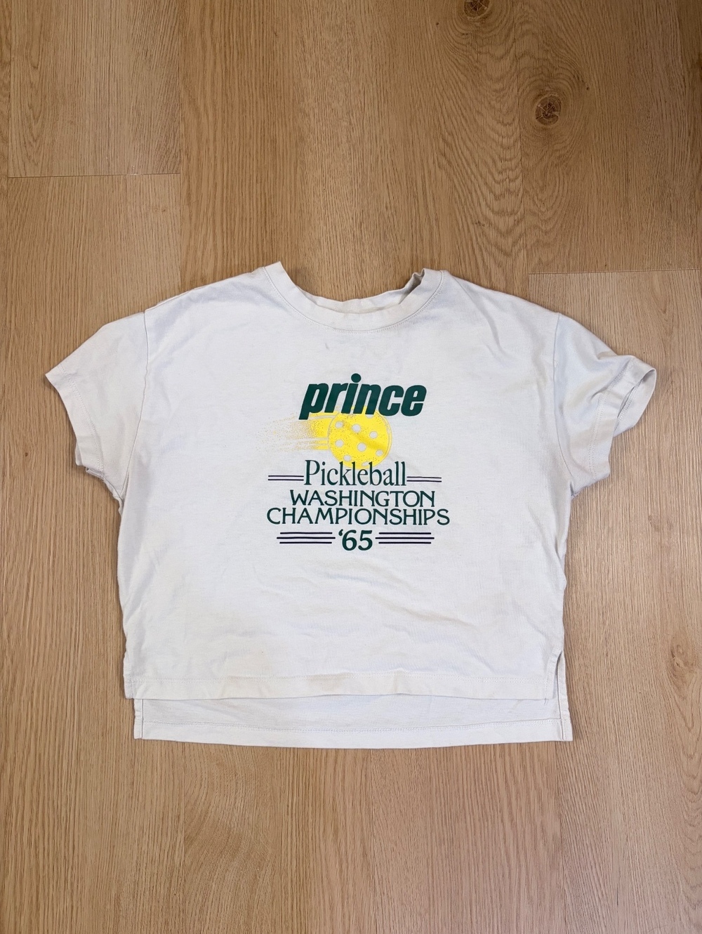 Prince Pickleball Washington Championships ’65 Crop T-Shirt XS
